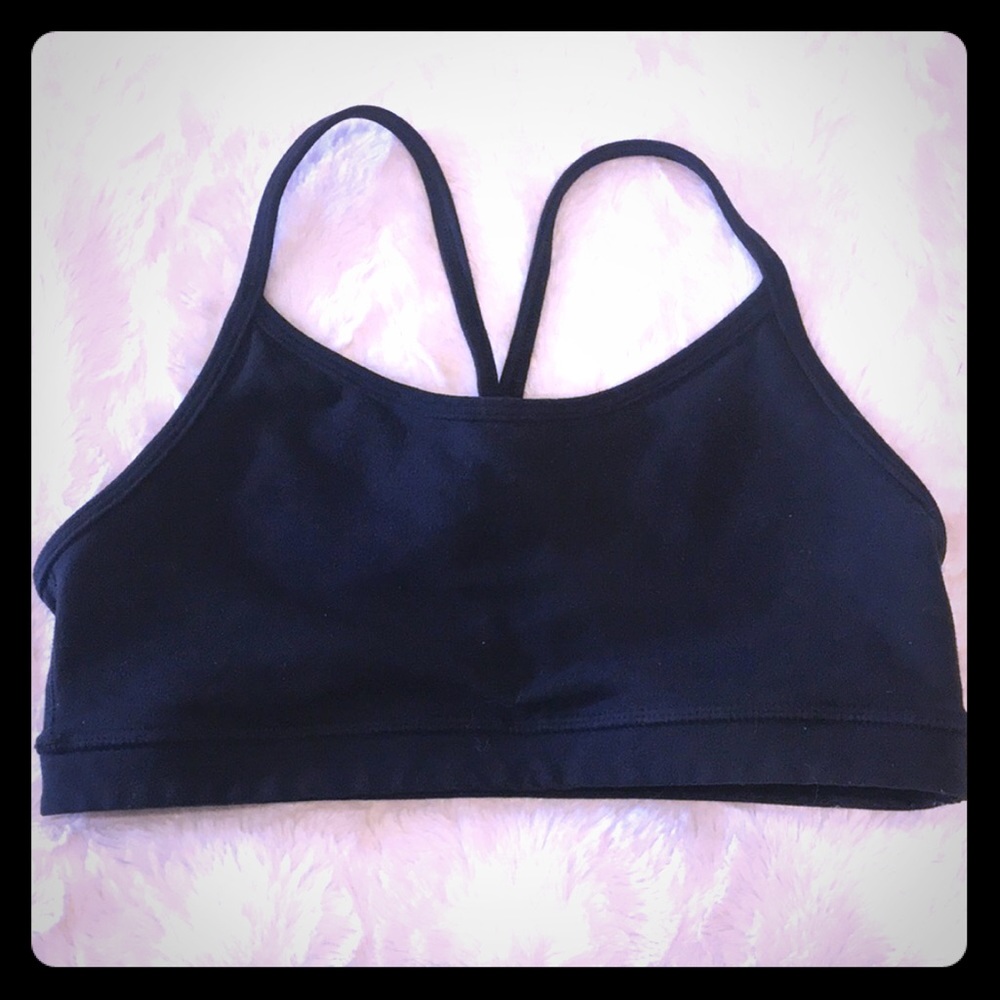 Lululemon Black Sports Bra GUC Size 4